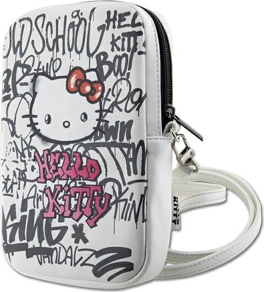 Sourcing Hello Kitty Handbag HKPBPDGPHE white/white Graffiti Kitty Head