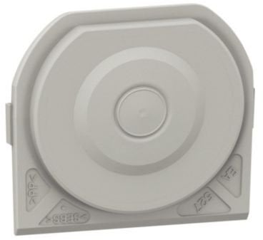 Legrand NOWE PLEXO Przepust membranowy - 1 wejście szary 069596L