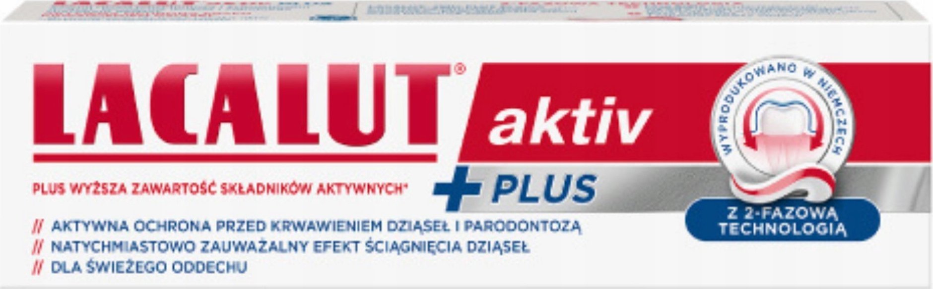 Lacalut Lacalut Aktiv Plus Pasta do zębów 75 ml