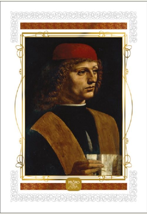 DA VINCI Karnet Leonardo DaVinci 16x23 cm + koperta (B-3J 515 003)