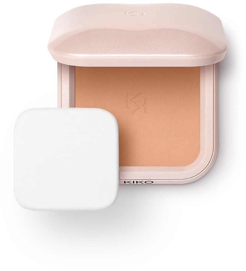 KIKO Skin Lover Refining Face Powder Foundation moisturizing i smoothing podkład w pudrze 08 Golden Toffee 10g
