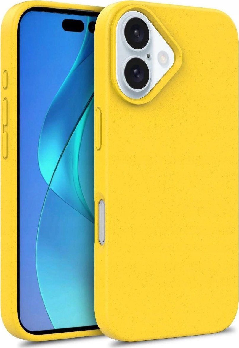 Hurtel Etui Multiple Color Wheat Bran Case MagSafe na iPhone 16 - żółte
