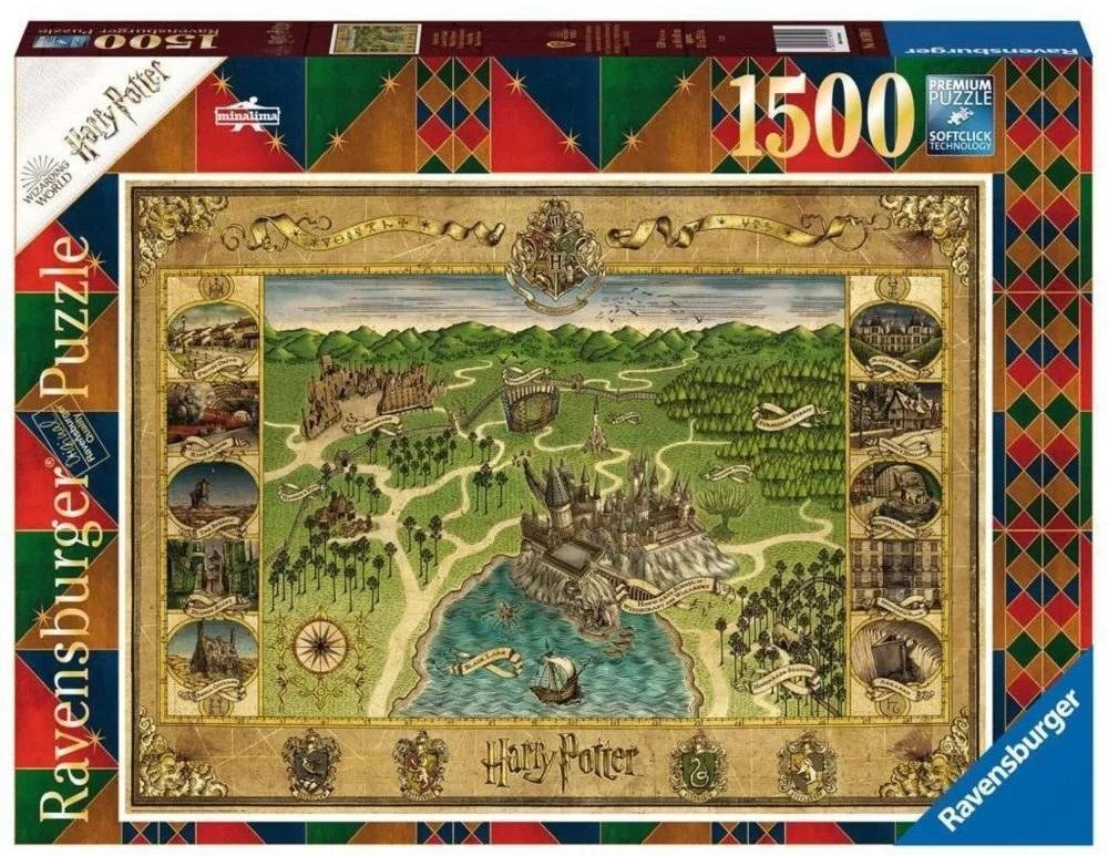 Puzzle 1500 Mapa Hogwartu