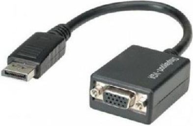 Adapter AV Techly DisplayPort - D-Sub (VGA) czarny (325325)