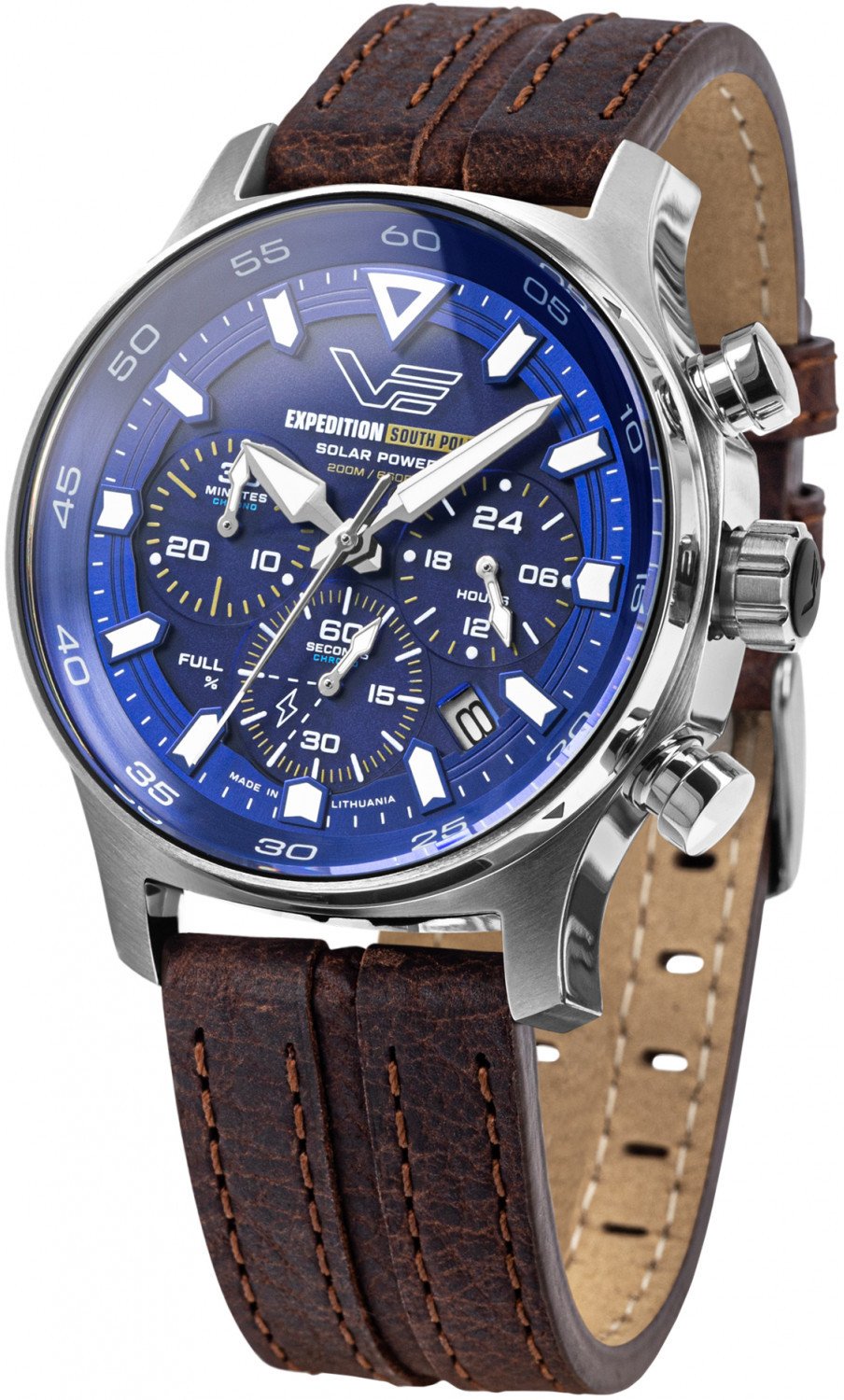 Zegarek męski Vostok Europe VR42-592A762 brązowy