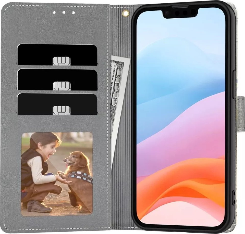 TECH-PROTECT WALLET IPHONE SE 4 2025 SPRING FLOWERS