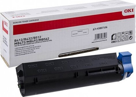Toner OKI 45807106 Black Oryginał (45807106)