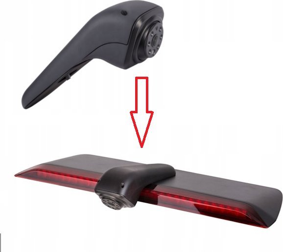Kamera cofania w lampę STOP do VW CRAFTER II E-CRAFTER od 2017 AHD 1080P 4-PIN