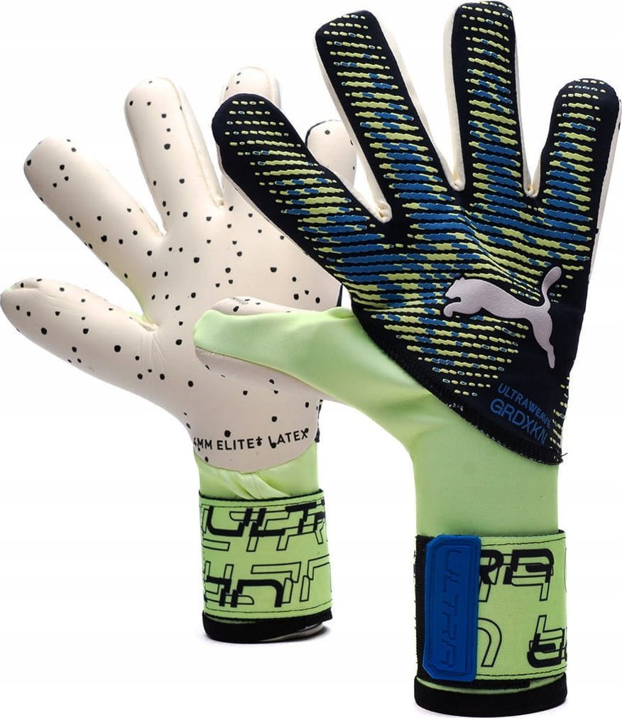 Rękawice bramkarskie Puma Ultra Ultimate 1 NC zielone 41813 01 9,5