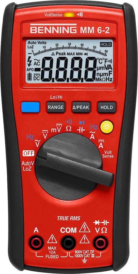Benning Miernik uniwersalny BENNING MM 6-2, cyfrowy z akcesoriami