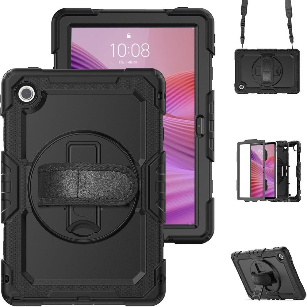 Etui pancerne Supero do Lenovo TAB 10.1 2025 TB-311FU, czarne