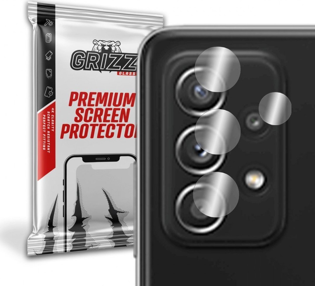 GrizzGlass Szkło hybrydowe na aparat Grizz Samsung Galaxy A52s 5G
