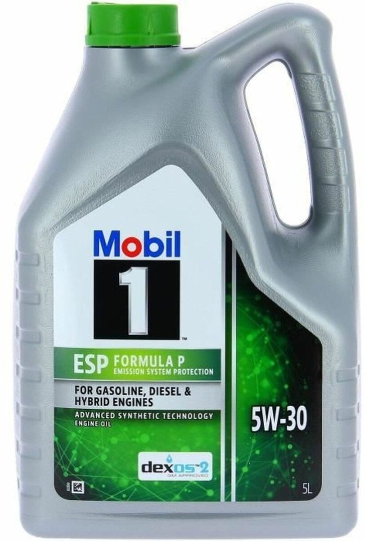 Olej do Silnika Samochodowego Mobil 5W30 ESP Formula P 5W30 5 L