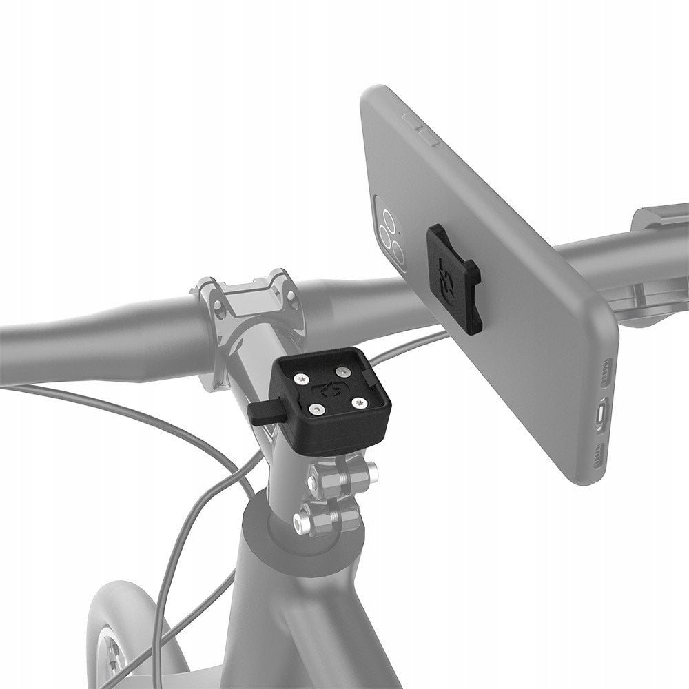 Uchwyt do telefonów CLIQR montowany do mostka roweru OXFORD (kolor czarny)