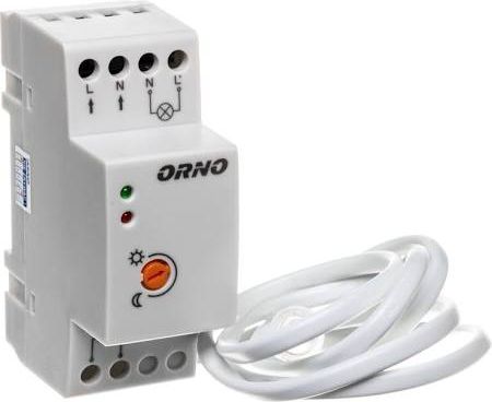Orno Wyłącznik zmierzchowy z czujnikiem 20A 230V 2-100lx (OR-CR-219)