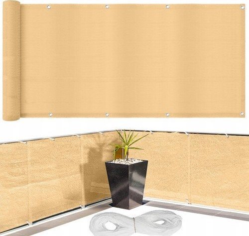 Planta Osłona balkonowa beżowa 6 x 0,9m