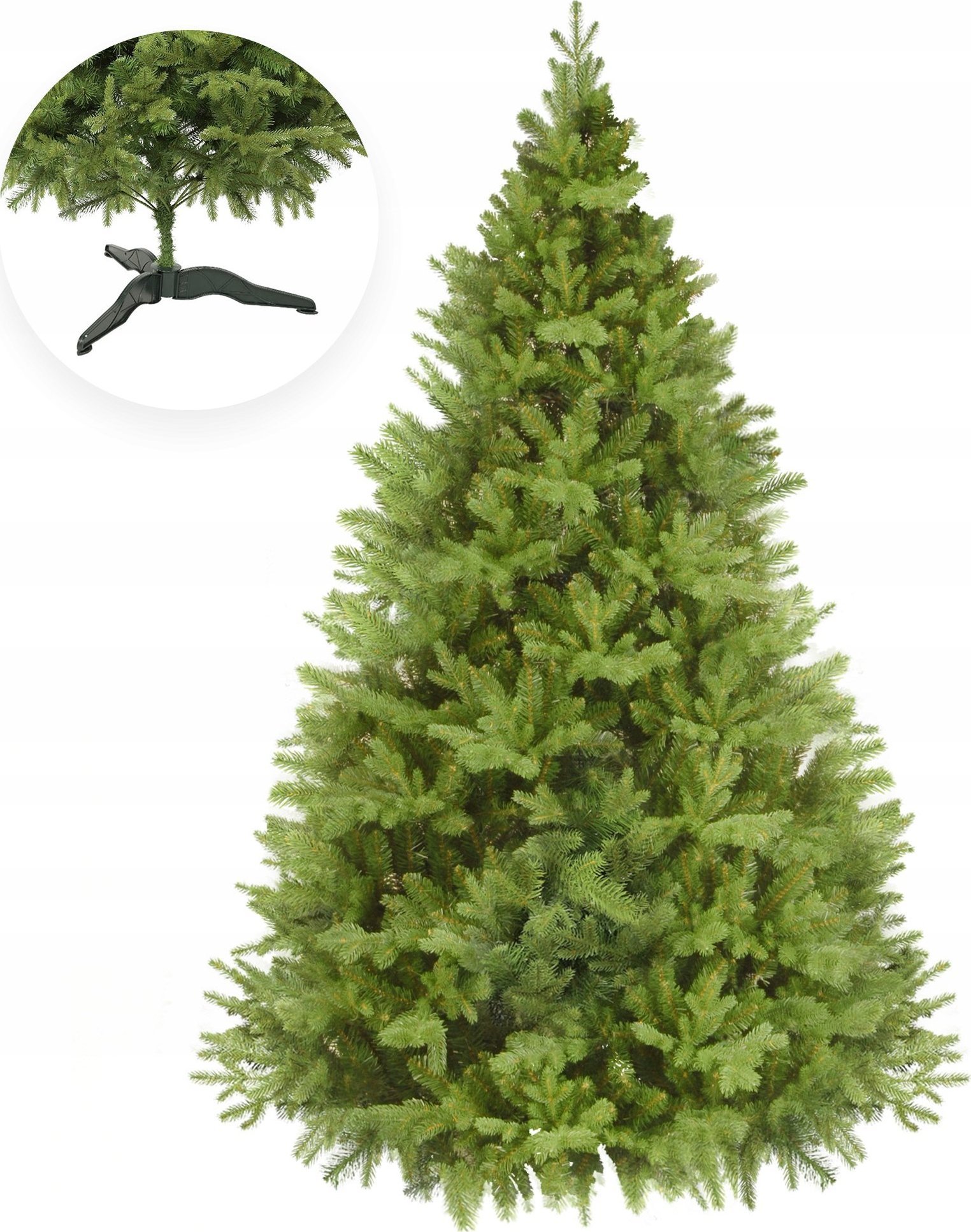 Kadax Choinka sztuczna Świerk 180 cm Gęsta Pe Premium