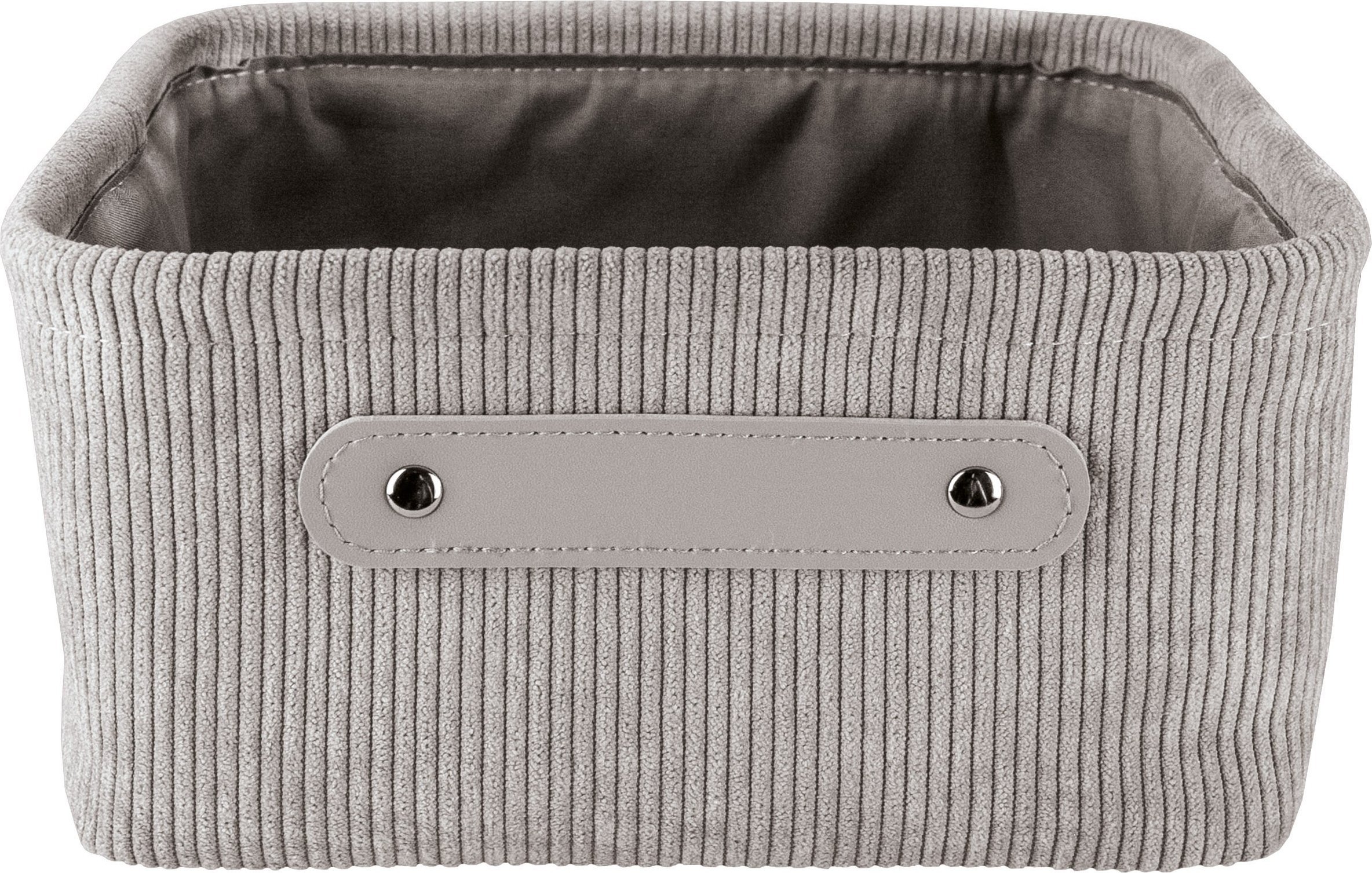 Kleine Wolke Kleine Wolke Bedford Pojemnik łazienkowy szary M tworzywo sztuczne