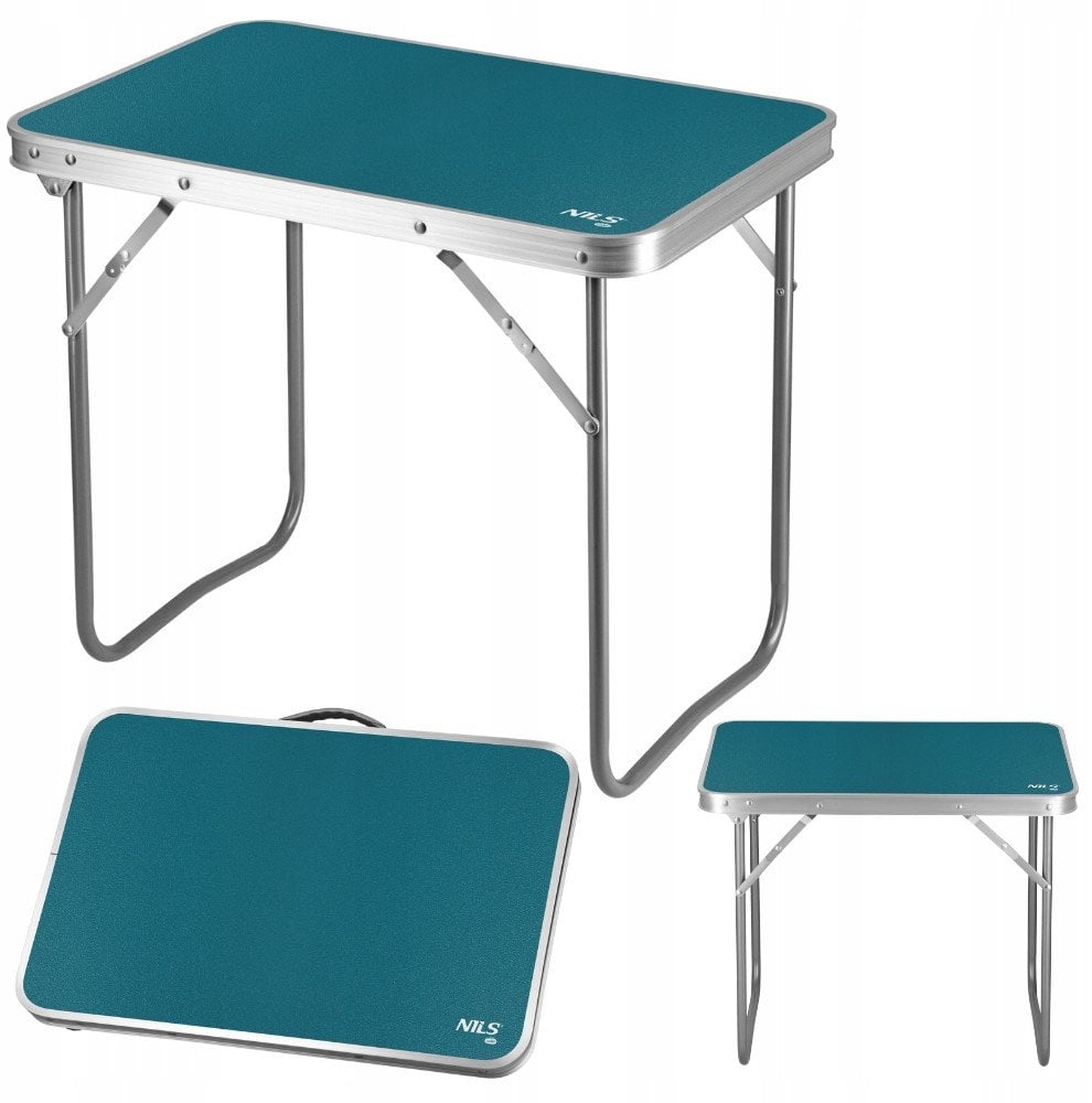 NC3401 STÓŁ KEMPINGOWY 60x40x50 CM NIEBIESKI NILS CAMP