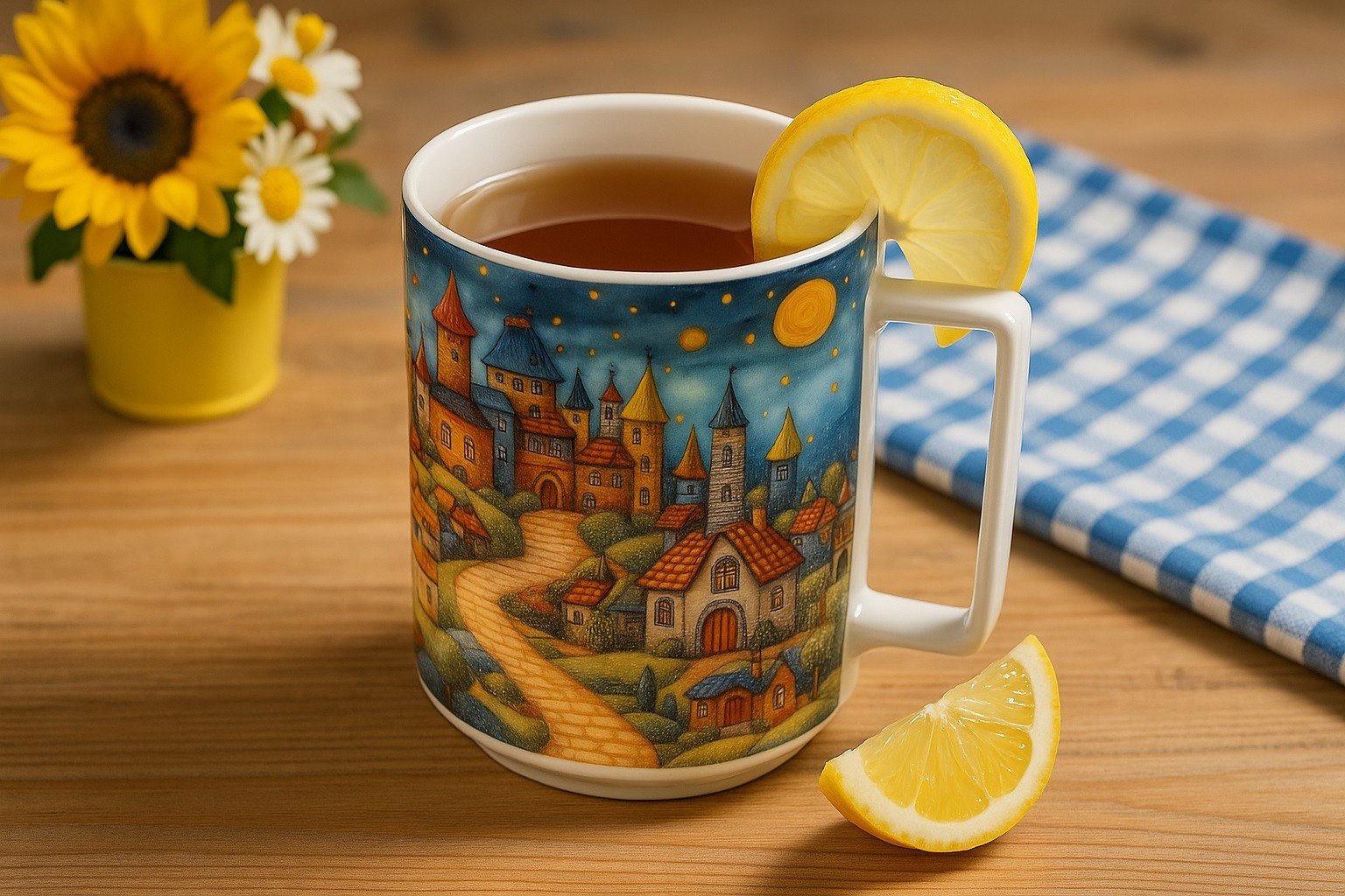 Duży kubek 750 ml Modern Sleepy Kingdom