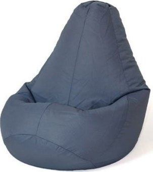 Go Gift Pufa worek sako GRUSZA szary XL 130x90