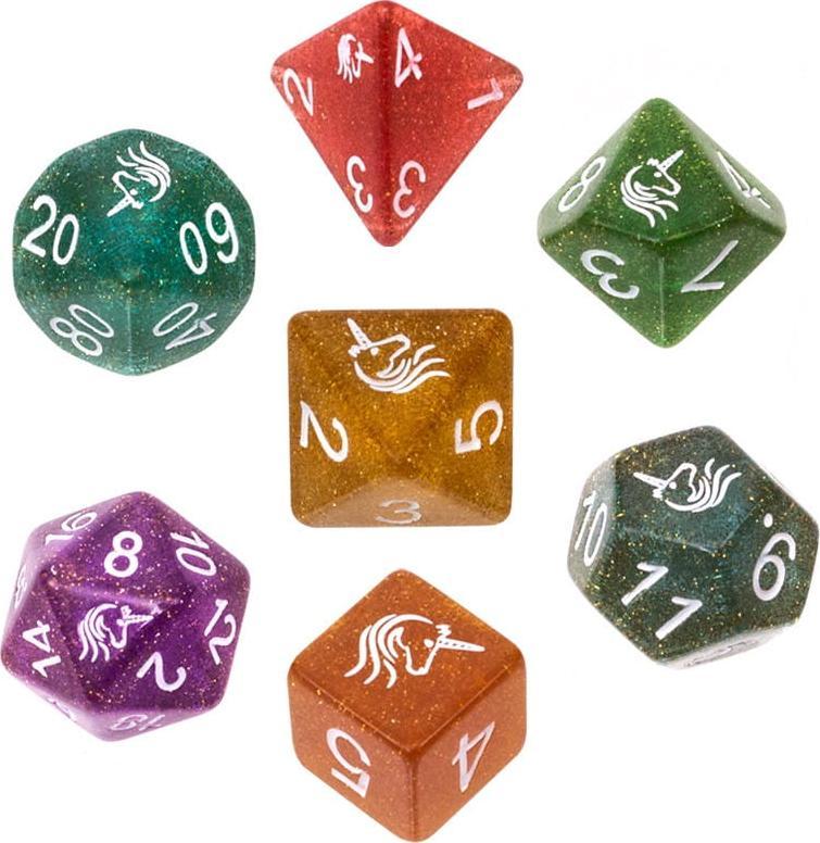 Rebel Komplet kości REBEL RPG - Jednorożce