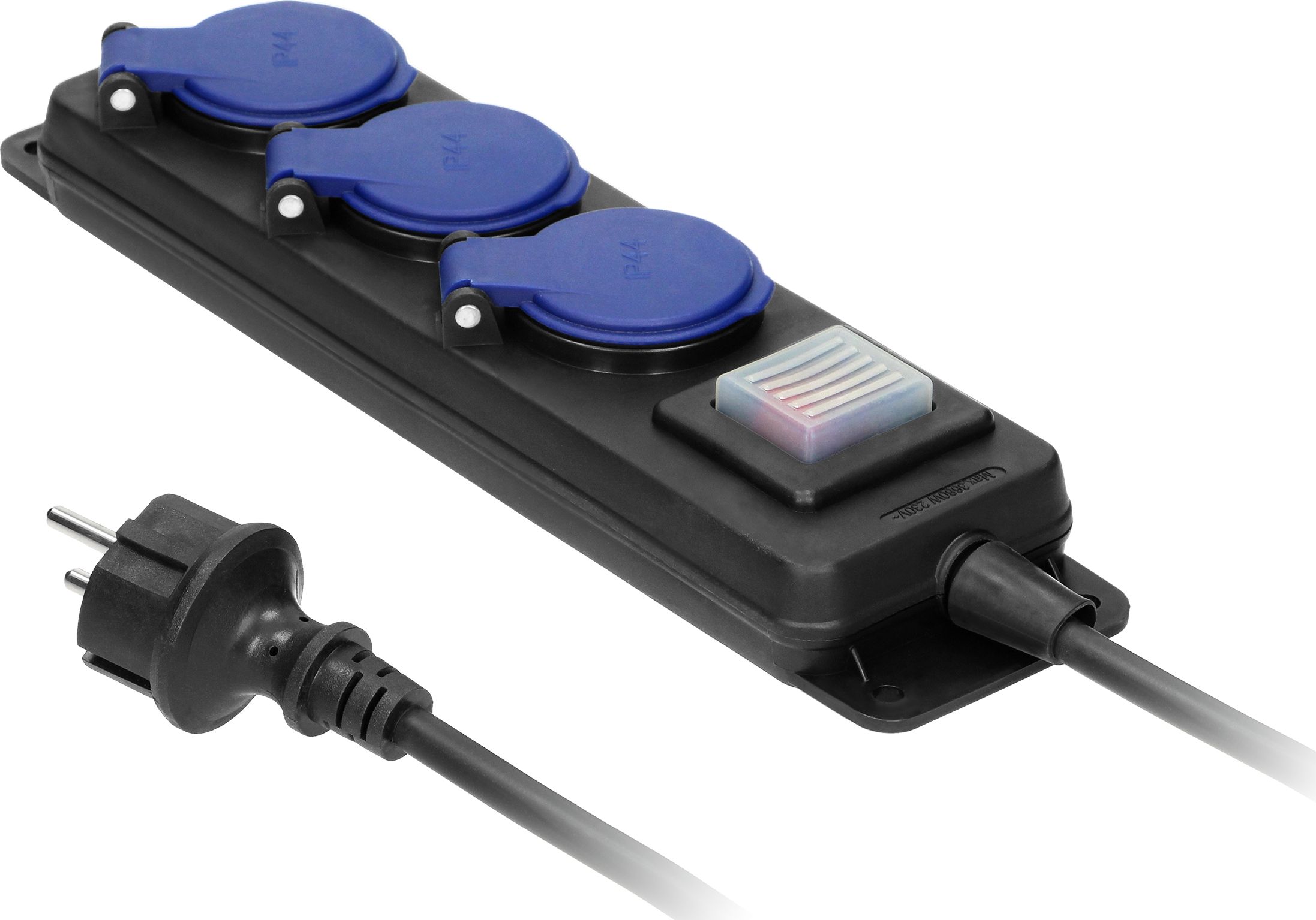 Listwa zasilająca Orno OR-AE-13192 3 gniazda 5 m czarna (OR-AE-13192/5M)