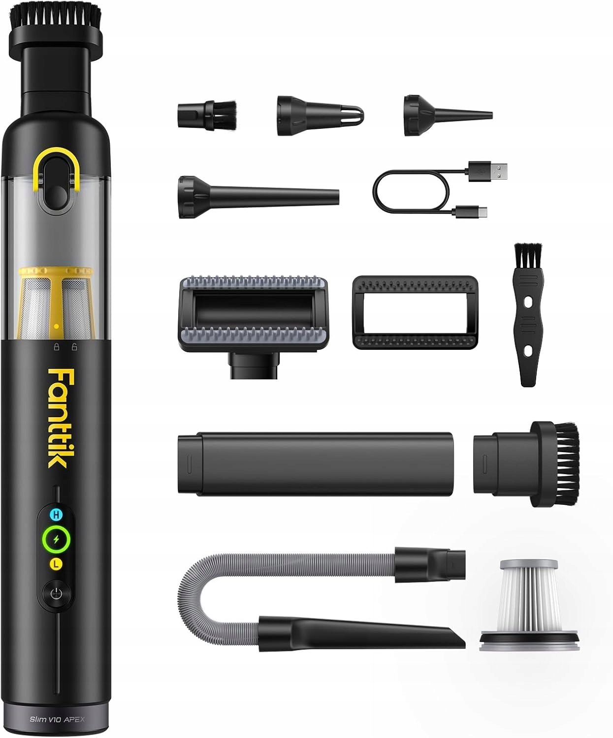 Fanttik Slim V10 Apex bezprzewodowy odkurzacz ręczny 4w1 19000Pa,