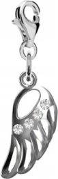 Radziszewska Jewellery Srebrny Charms SKRZYDŁO DEDYKACJA