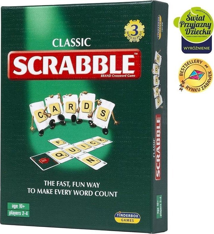 Scrabble Karty wersja angielska PIATNIK