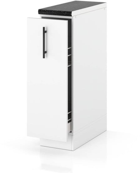 Szafka Kuchenna Stojąca Z Blatem Szafka Cargo 15cm Spremium Biały Mat