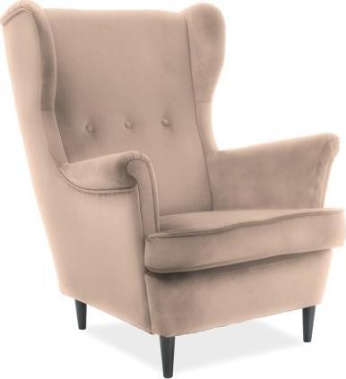 Signal Fotel LORD VELVET beżowy