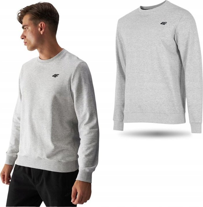 BLUZA MĘSKA 4F DRESOWA SPORTOWA CIEPŁA WYGODNA NA CO DZIEŃ SM1465 r. XXL