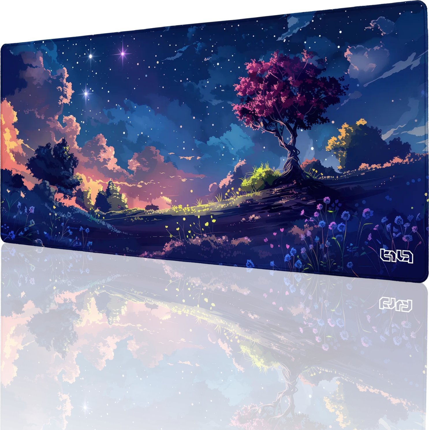 Podkładka Tilt PODKŁADKA GAMINGOWA Noc z Bajki 90x40 Duża Antypoślizgowa XL