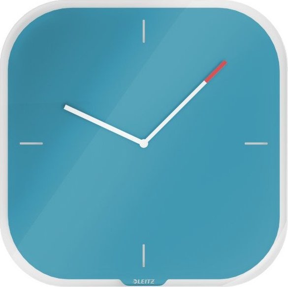 Leitz Zegar ścienny Leitz Cosy niebieski, NIEBIESKI