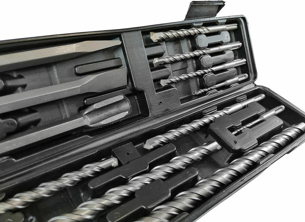 Wiertło Silver ZESTAW WIERTEŁ I DŁUT SDS PLUS W WALIZCE 12szt. EX10426