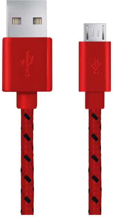 Kabel USB Esperanza USB-A - 2 m Czerwony (EB181R - 5901299920114)