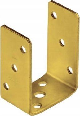 Domax Podstawa słupa 81x120x60mm kotwa złota