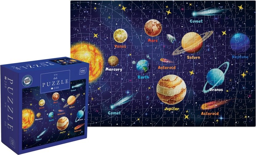 Puzzle Kids 250 Elementów Solar System Interdruk