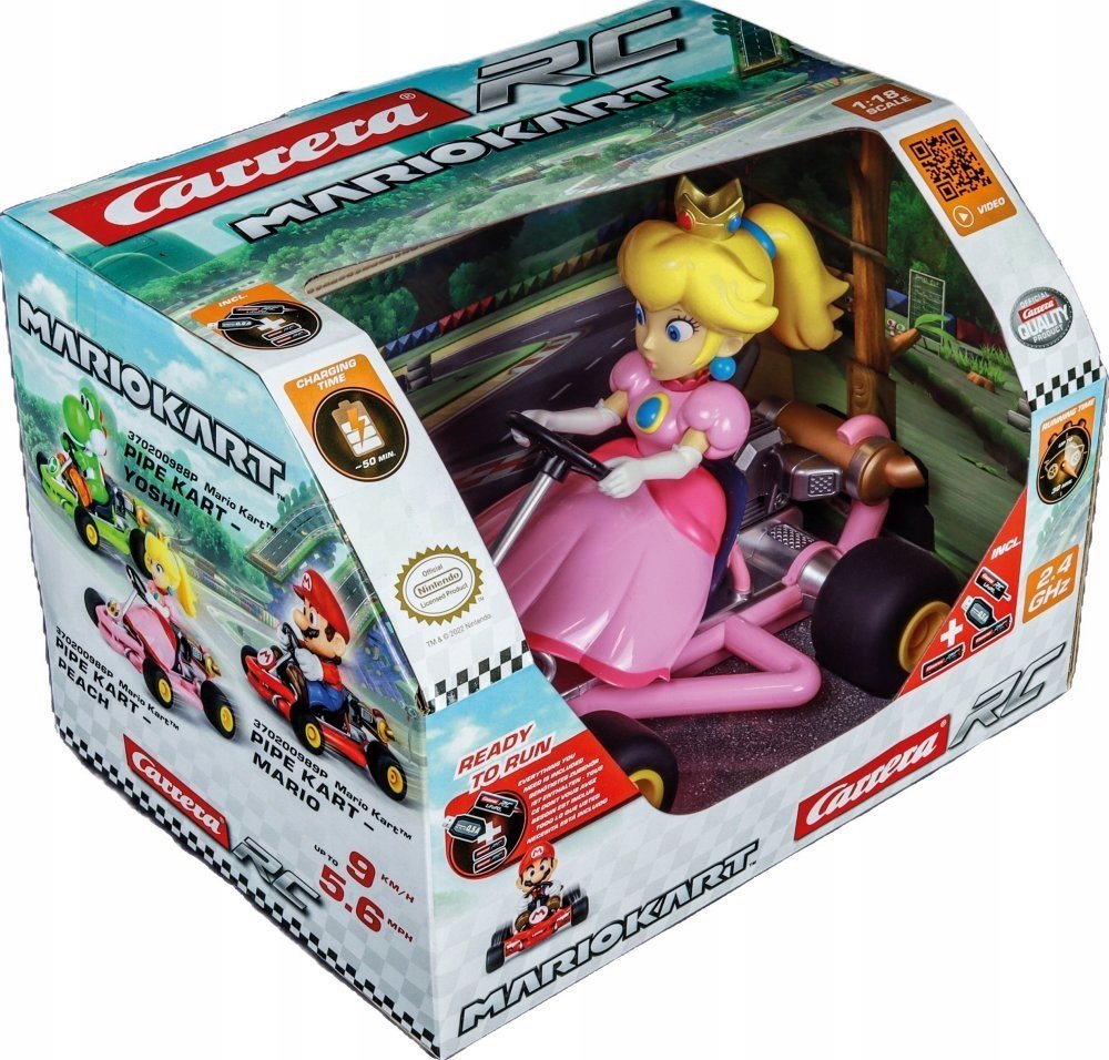 Carrera Carrera RC 2.4GHz Mario Kart Pipe Kart, Peach