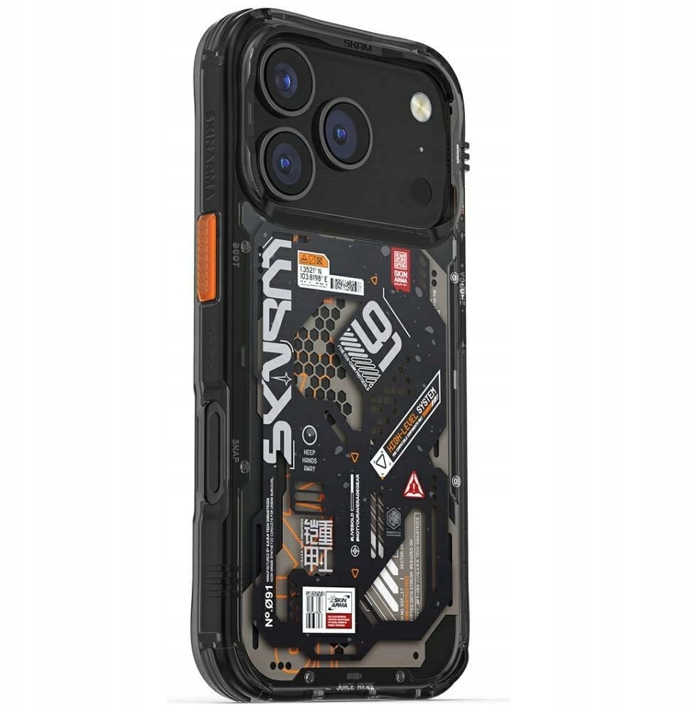 Etui Skinarma Spectra do iPhone 17 Pro Magnetic Charging czarny