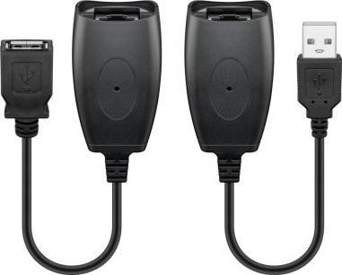 Adapter USB Goobay Hi-Speed USB - USB Czarny (93321)