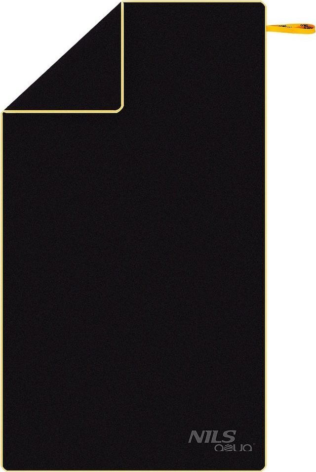 Nils Extreme Ręcznik z mikrofibry Nils Aqua NAR12 180x100 cm czarny