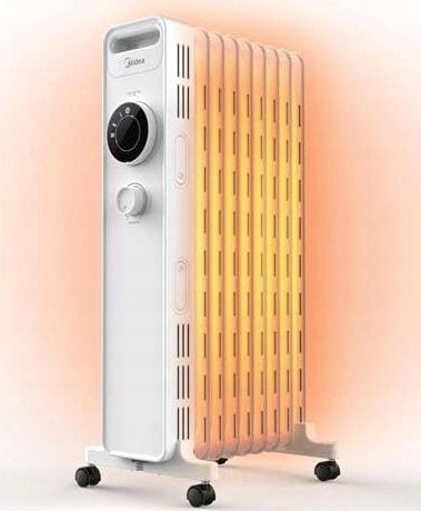Grzejnik Midea Midea NY2009-22M | Oil Filled Radiator | 2000 W | Number of power levels 3 | White