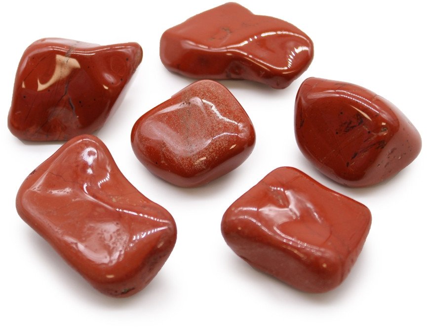 Kamień Afrykański Duży - Jaspis Czerwony | 6 sztuk