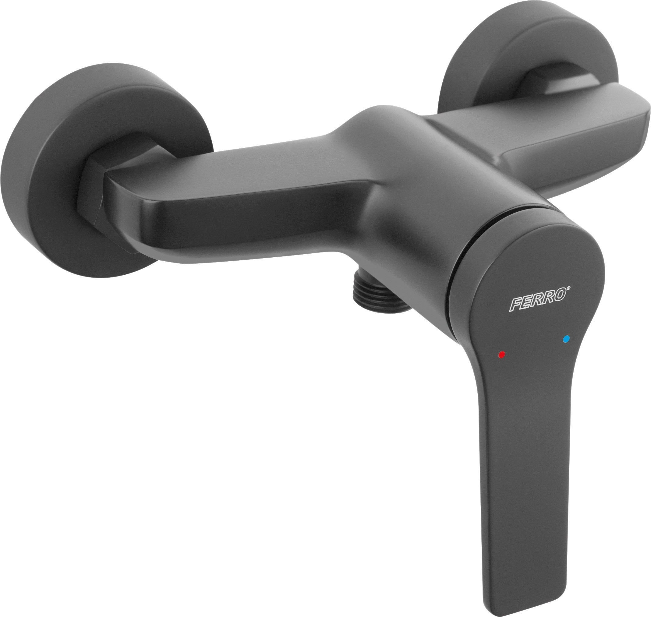 Bateria prysznicowa Ferro BSC7BL BAT. STRATOS CZARNY NATRYSKOWA BEZ NATRYSKU // BF.BSC7BL