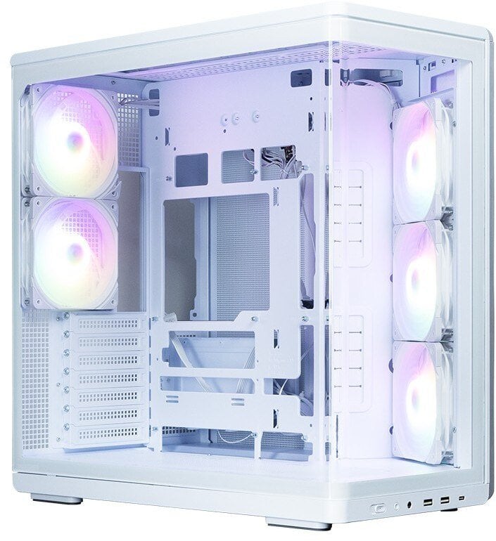 Obudowa P60 Mid-Tower 5x ARGB fans biała