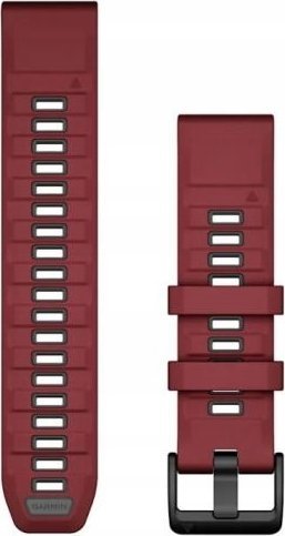Garmin Garmin Ersatzarmband QuickFit 22mm Silikon Marsala/Graphit