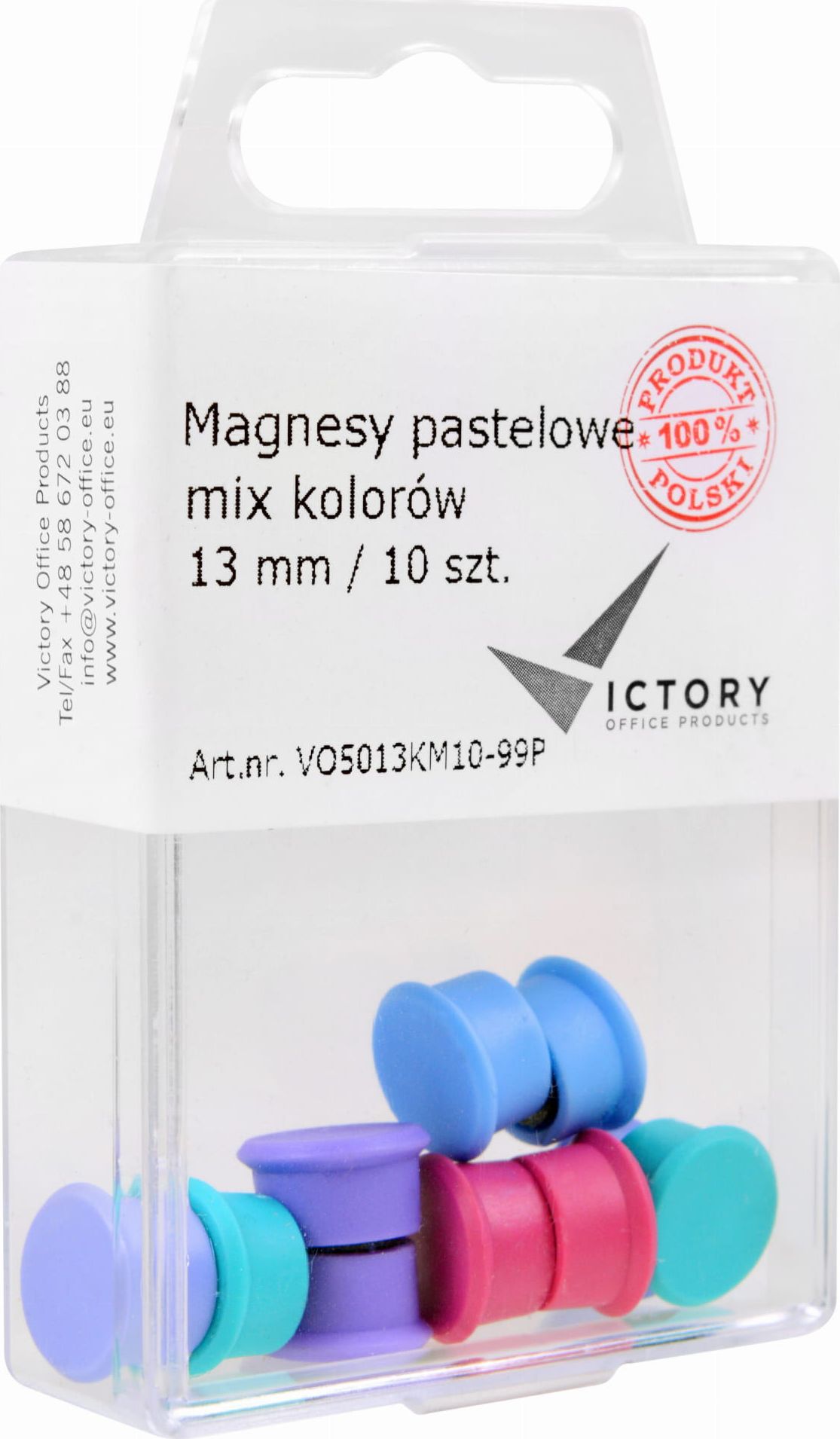 Victory MAGNESY DO TABLIC VICTORY 13 MM MIX KOLOR (10)