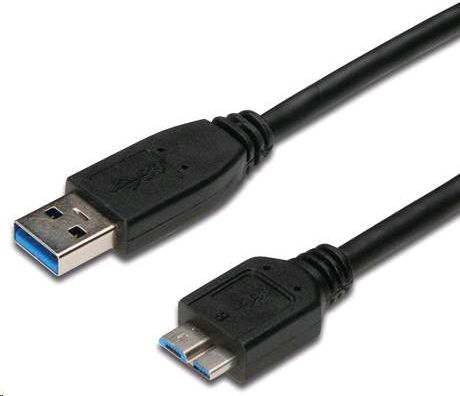 Kabel USB PremiumCord USB-A - microUSB 2 m Czarny (ku3ma2bk)